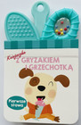 Książeczka z gryzakiem i grzechotką. Pierwsze słowa
