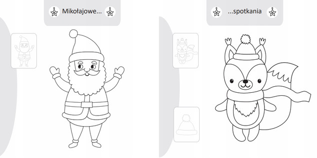 Renifer. Malowanie-doklejanie