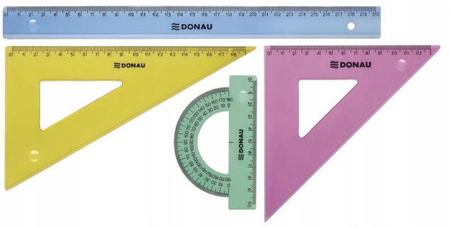 DONAU Zestaw geometryczny duży mix kolorów