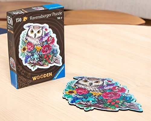PUZZLE DREWNIANE 150 SOWA