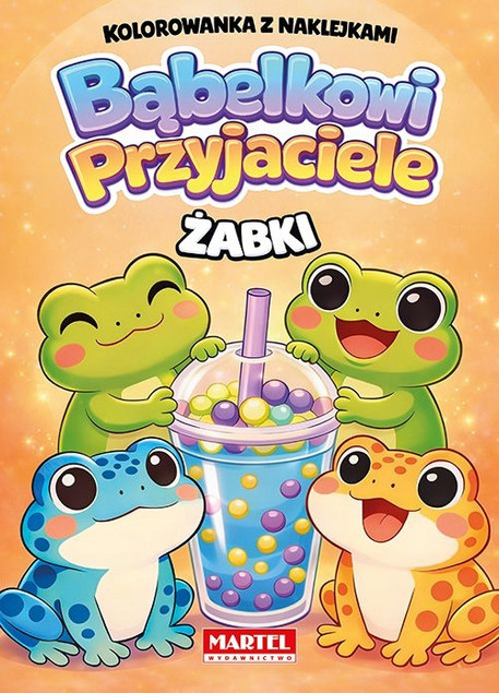 Żabki. Kolorowanka z naklejkami. Bąbelkowi przyjaciele Agata Niemirska