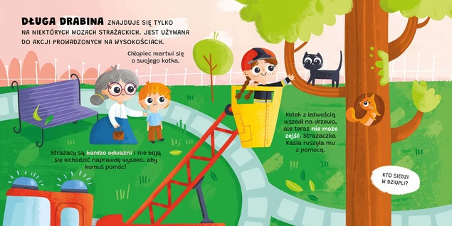 Książeczka Maszyny i Pojazdy Wóz Strażacki Zielona Sowa dla Maluszka Patrycja Grześkowiak 3