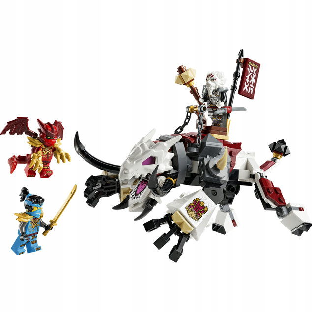 LEGO NINJAGO 71863 Zilvar i Smoczy Potwór Grimtak – Rozpocznij Epickie Starcie!