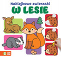 Naklejkowe Zwierzaki W Lesie. Kolorowanki z Naklejkami dla Dzieci