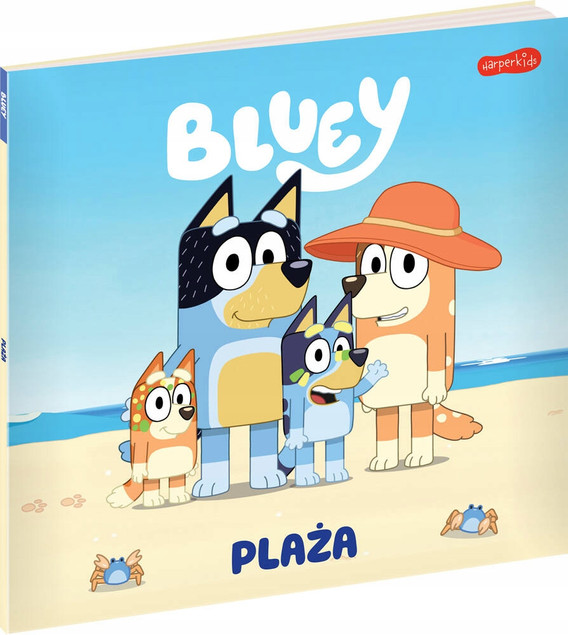 Blue Bluey Plaża Moja Czytanka 3+ HarperKids