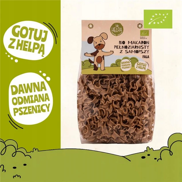 Bio Makaron Pełnoziarnisty z Samopszy Fala 250 g_2