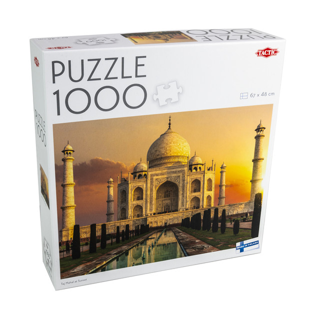 Puzzle 1000 Taj Mahal o Zachodzie Słońca Tactic Puzzle Lovers
