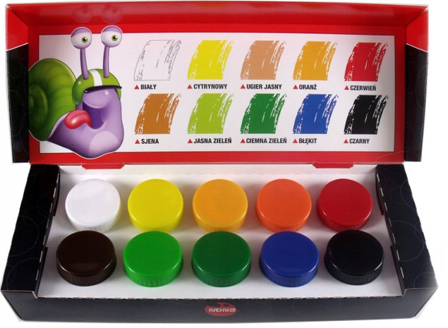 MONA-FARBY PLAKATOWE 20ML. 10KOL. 0104