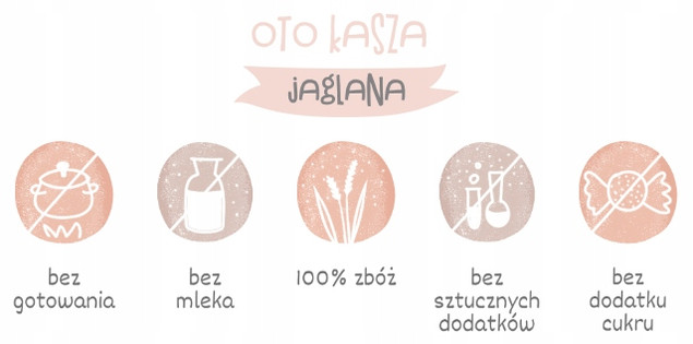 Kaszka jaglana bez mleka i cukru 200g