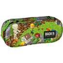 Piórnik Szkolny Saszetka Etui MINECRAFT PIXEL 1-Komorowy BackUP A61