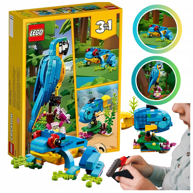 Lego CREATOR 31136 Egzotyczna papuga
