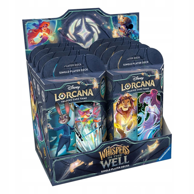 Disney Lorcana TCG Whispers in the Well Starter Decks Display (8) English
