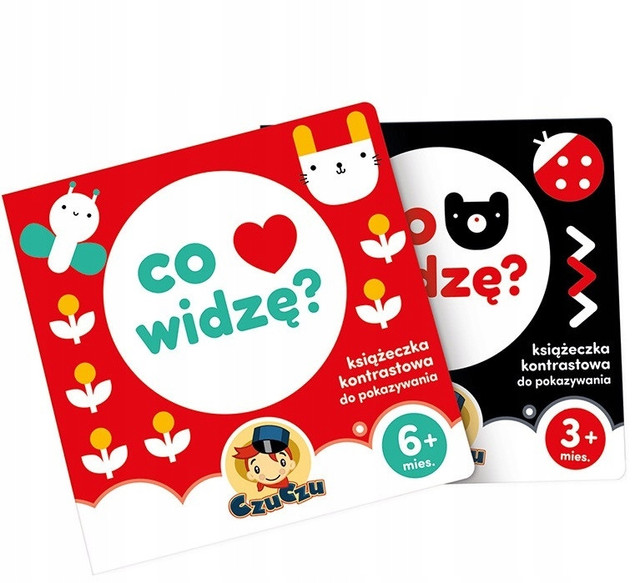 Kontrastowe książeczki i karty CzuCzu Starter Malucha Co widzę?