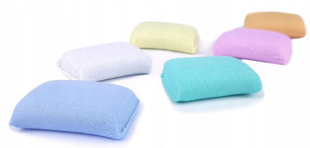 Astra Modelina Szkolna PASTELOWA Z BROKATEM 6 Kolorów