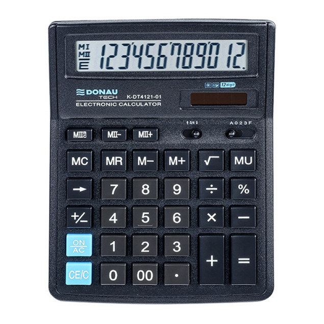 Kalkulator DONAU TECH K-DT4121 czarny