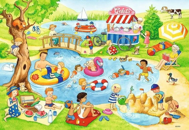 Puzzle Ravensburger 24 elementy papierowe 4+ 2x24