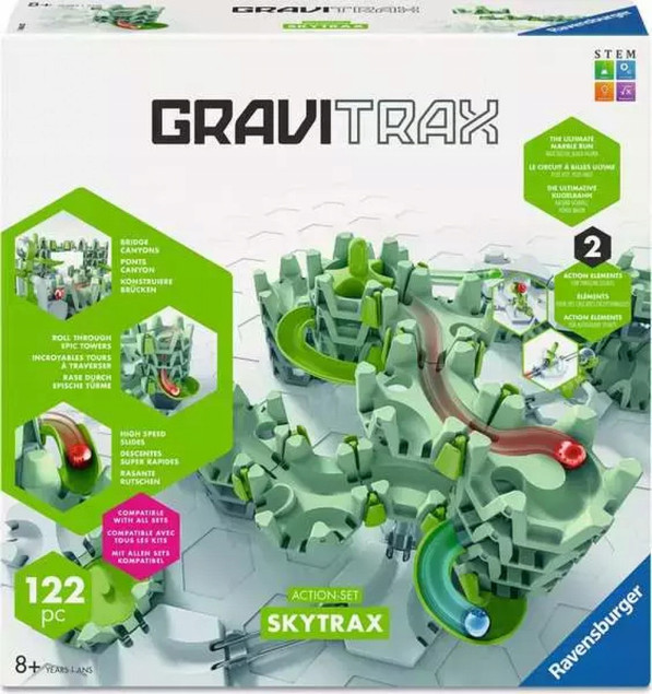 Gravitrax SKYTRAX M zestaw startowy konstrukcyjny tor kulkowy Ravensburger