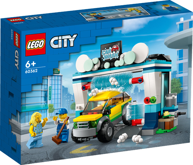 LEGO City 60362 Myjnia Samochodowa 243 Elementy 6+