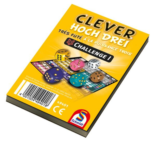 Schmidt Spiele: Kości zostały rzucone – Wyzwanie I (Clever Hoch Drei) – Dodatek