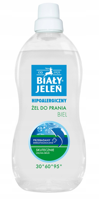 Żel Do Prania Białego Hipoalergiczny BIAŁY JELEŃ 1,5 l