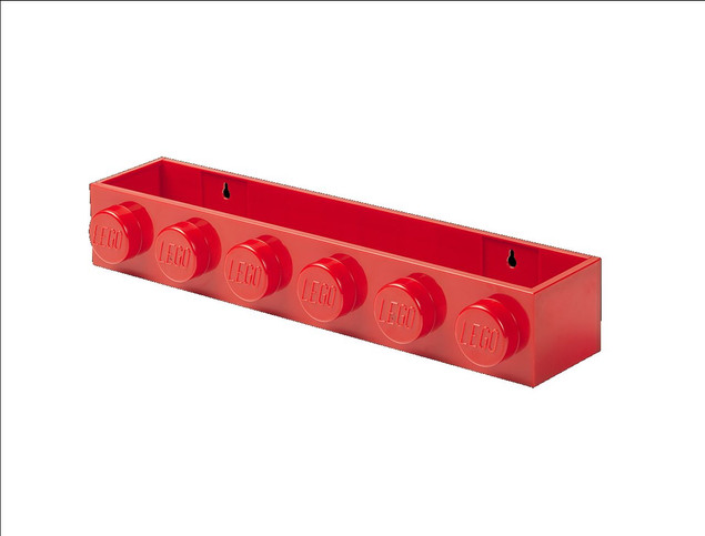 Półka Naścienna LEGO Kloczek 6 Czerwona 41121730