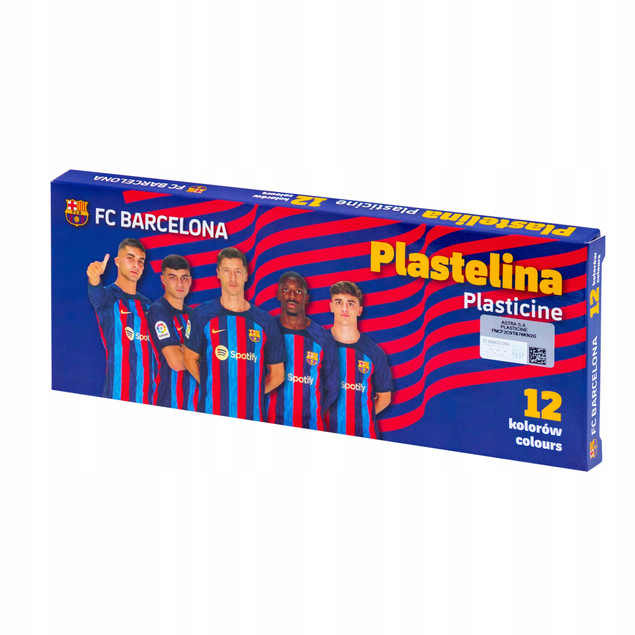 Plastelina FC Barcelona 12 kolorów – Astra