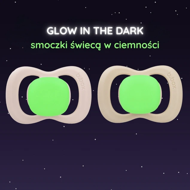 Smoczek B.Box symetryczny silikon 0 +_2