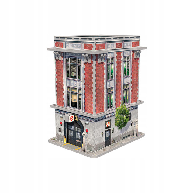 Wrebbit 3D Puzzle: Remiza Pogromców Duchów Ghostbusters Firehouse 500 elementów