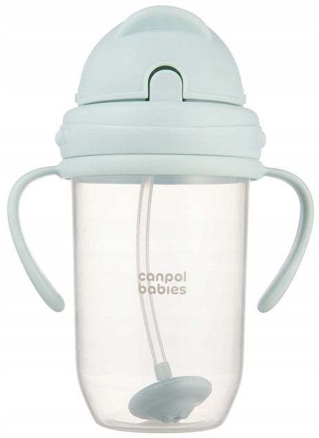 Kubek niekapek z obciążoną słomką 270 ml Canpol Babies