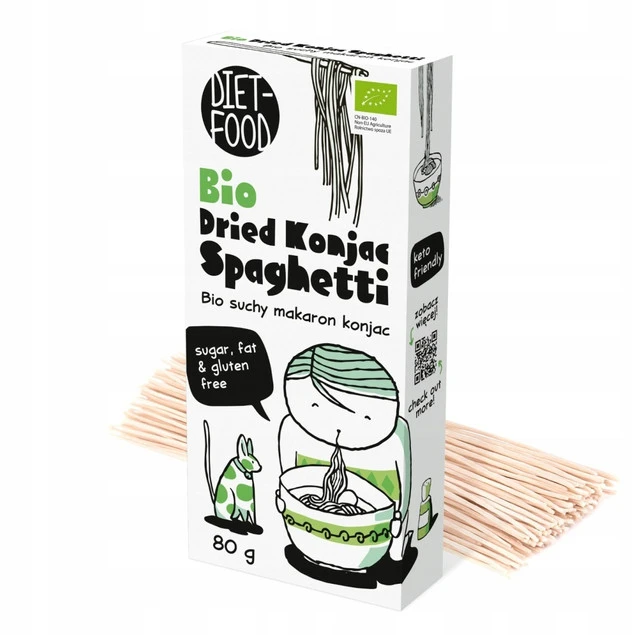 Makaron do spaghetti Diet Food Konjac Bio 80 g