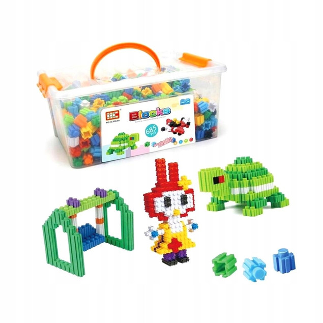 Guzikowy trening małej rączki – 685 el. Askato