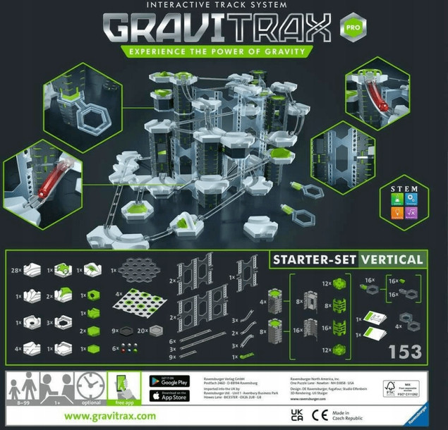 Ravensburger GraviTrax Pro Starter Vertical Klocki konstrukcyjne