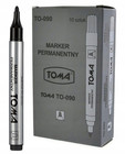Marker permanentny Toma TO-090 czarny 1,5 mm 10 szt.