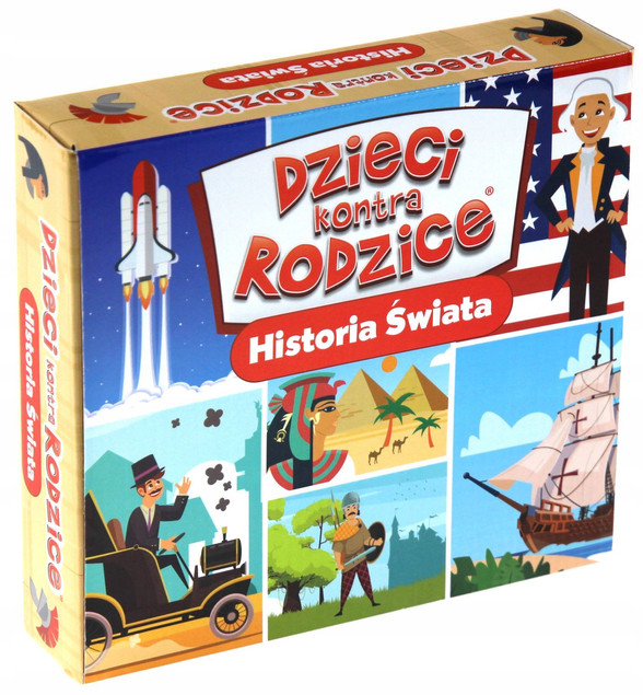 Dzieci Kontra Rodzice Historia Świata Gra Rodzinna 6+ Kangur
