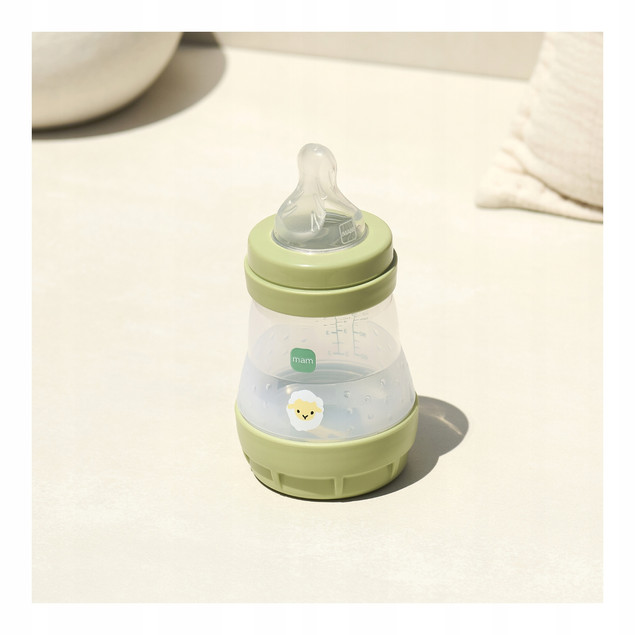 MAM Baby Perfect Start butelka do karmienia antykolkowa zielona 0m+, 160 ml