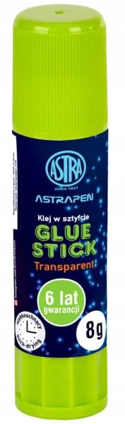 24x ASTRA Klej w sztyfcie transparentny 8G