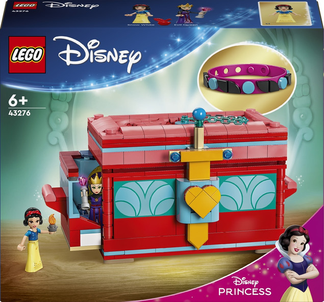 LEGO® Disney Princess 43276 Szkatułka na Biżuterię Królewna Śnieżka + Zła Królowa