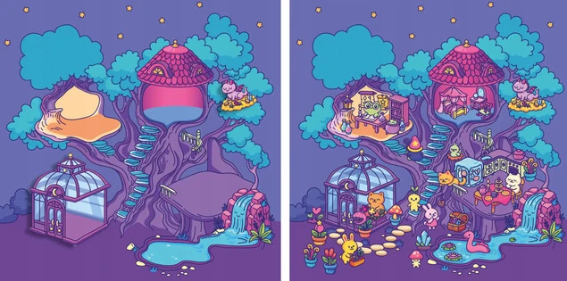 Cosy stickers. Magiczna kraina - szczegóły