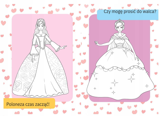 Kolorowanka z tatuażami. Księżniczki