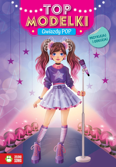 Top modelki Gwiazdy POP. Książka z naklejkami Katsiaryna Hryk