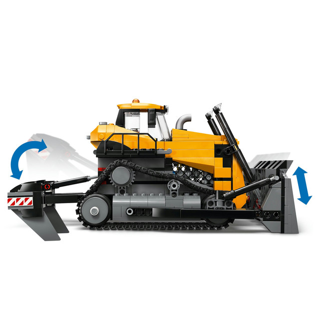 LEGO City 60466 Żółty Buldożer – Realistyczny Zestaw Budowlany