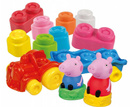 Miękkie Klocki Pociąg Sensoryczny Świnka Peppa Clemmy 18M+ Clementoni