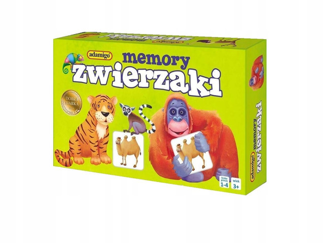 Adamigo Gra Pamięciowa Memory Mini Zwierzaki