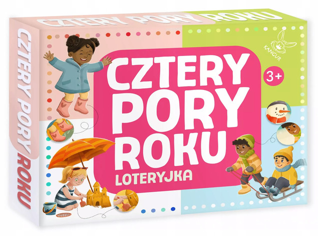 Gra planszowa Loteryjka Cztery pory roku 3+ Kangur Edukacyjna
