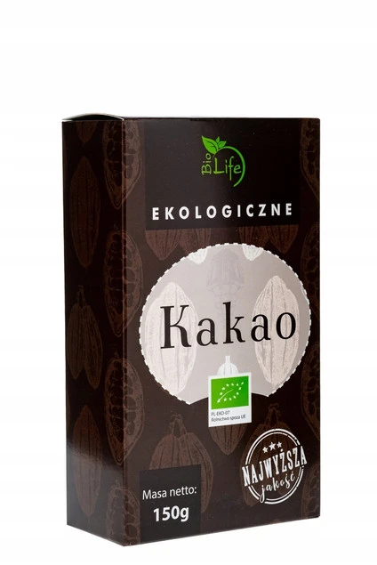 Biolife kakao 100% ciemne ekologiczne 150 g BIO
