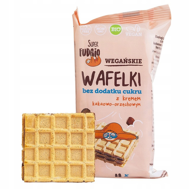 Wafelki z kremem kakaowo-orzechowym Super Fudgio 4 x 30 g