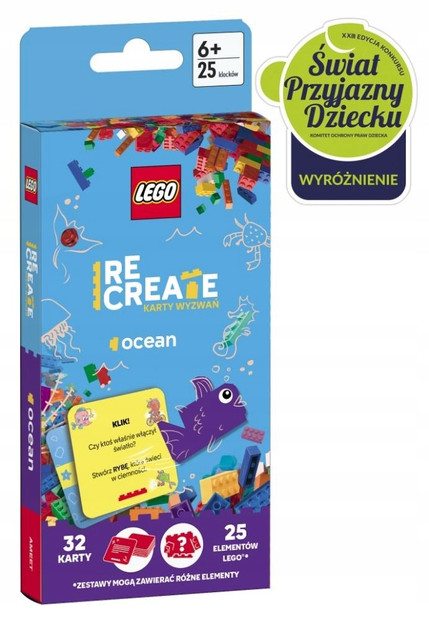 Lego Recreate. Karty Wyzwań. Ocean Praca zbiorowa