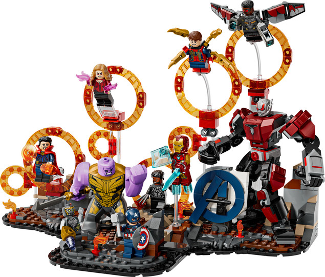 Klocki LEGO Marvel Avengers: Koniec gry – Ostateczna Bitwa 76323 (621 elementów)