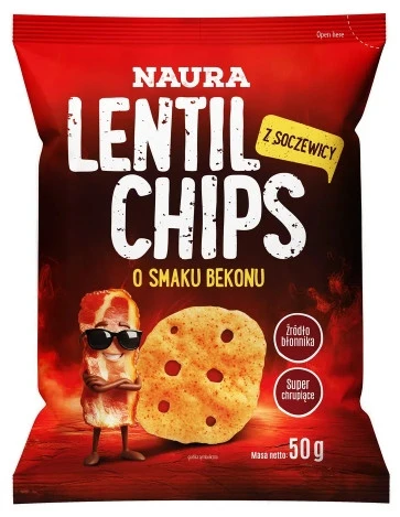 Chipsy Naura bekonowy 50 g