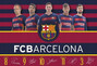 Podkładka Na Biurko FC BARCELONA Piłka Nożna Messi Barca Astra